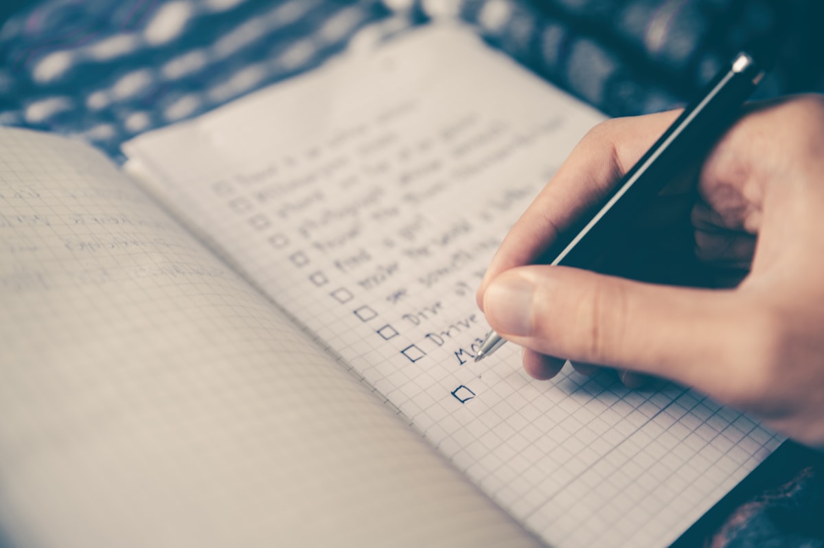 Corporate team planning tasks and priorities during a time management training session